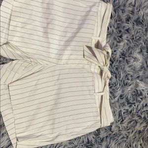 Cream and black stripped shirts with matching belt